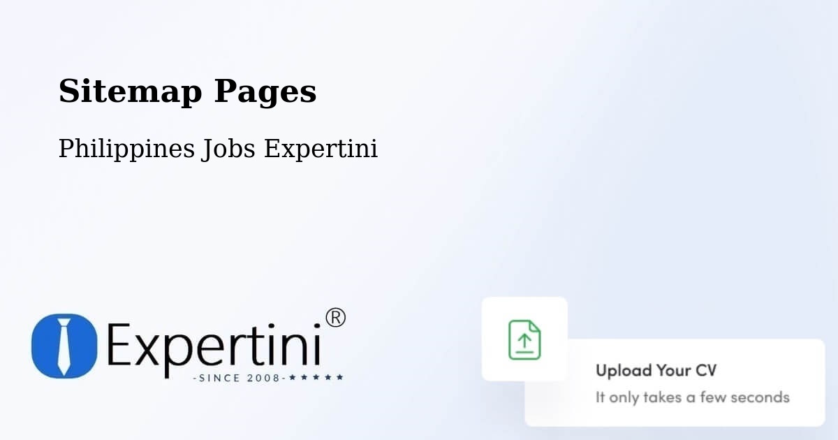 Sitemap Pages - Biñan - Philippines Jobs Expertini