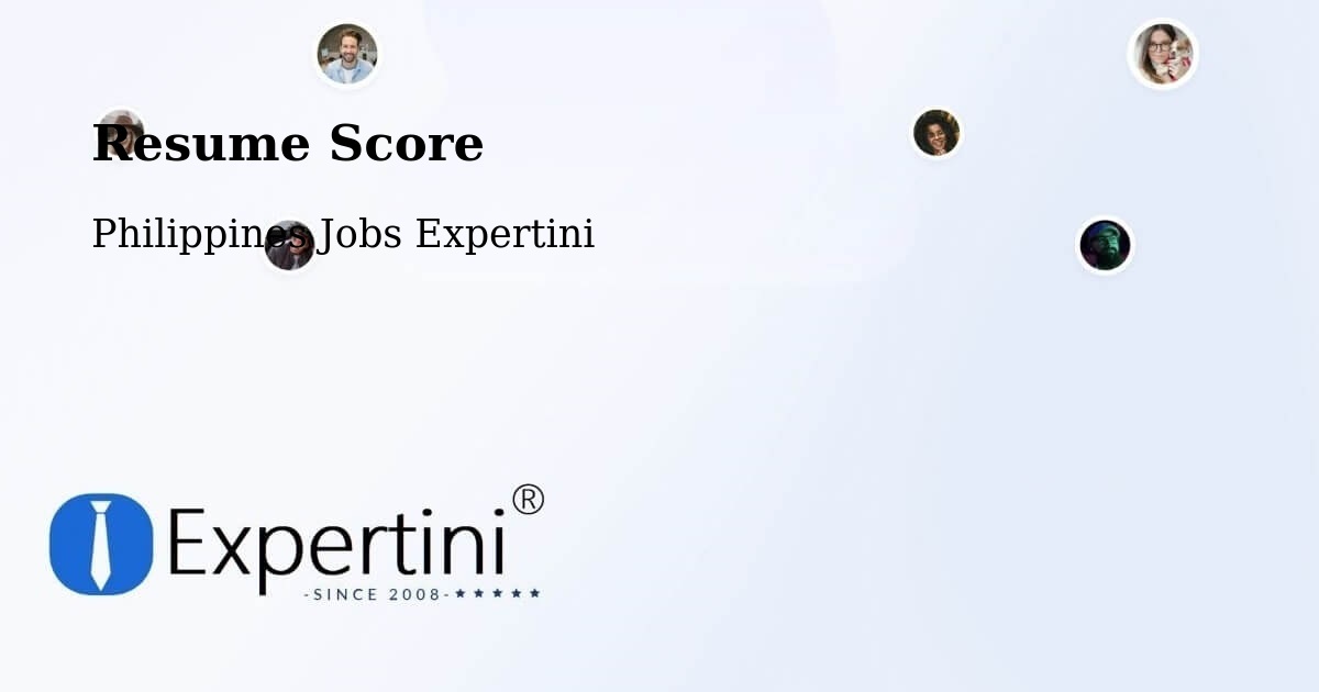 Resume Score & Job Description Match Tool – Biñan - Philippines Jobs Expertini